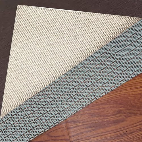 Sottotappeto antiscivolo, 200 x 300 cm, antiscivolo, per pavimenti in legno, moquette e pavimenti duri, tagliabile, in PVC, per pavimenti in laminato e altro ancora
