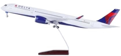 1/142 für A350 Mit Licht Fahrwerk Druckguss Harz Flugzeug Modell Spielzeug Sammlung Display Miniatur-Hobby-Spielset(Non-Lighted)
