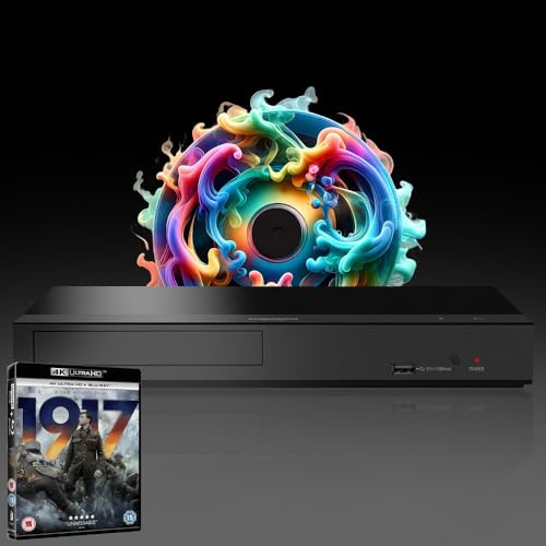 MULTIREGION Blu-ray Player Compatible with Panasonic DP-UB150 MultiRegion for DVD Blu-ray Region B - DVD Regions 1-8 - Bundle Including I9I7 4K UHD Disc