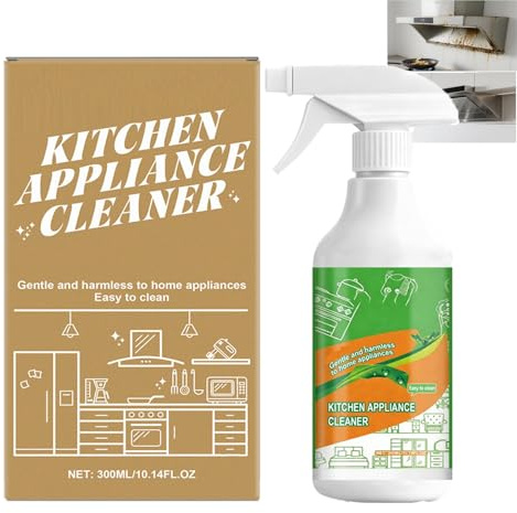 Nettoyant pour Appareils Cuisine Ionique Électrolysé Spray Dissolvant Saleté Polyvalent le Nettoyage Ménager pour Tenir, Four, Cuisinière, Hotte Cuisinière (1pcs)