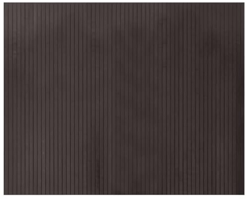 WGYHOME Bambumatta, rektangulär, mörkbrun 80 x 100 cm, halkfri, ventilerande och vattentät – för vardagsrum, sovrum och kontor, naturligt utseende