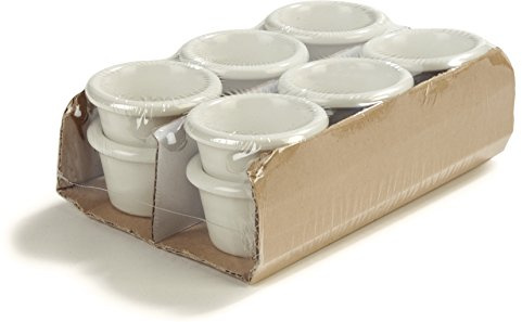 Carlisle FoodService Products S275-842 Smooth Melamine Sauce Cup, 1.5 oz, Bone (Pack of 12)