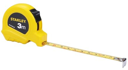 Stanley STHT36125-812 Plastic Short Measuring Tape (Yellow)