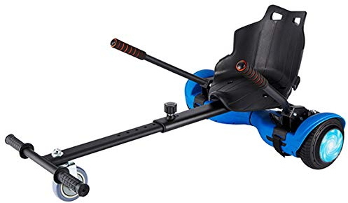 hzexun Hoverboard Sitz Hoverboard Kart Aufsatz Sitz für Elektrische Self Balancing Scooter Verstellbarer Hoverkart Verwandelt Ihre Hoverbords in Go-Kart für 22cm, 27cm and 33cm Hoverboard (Schwarz)