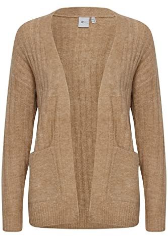 ICHI - IHKAMARA CA2 Rib - Cardigan - 20116949, Größe:L, Farbe:Nomad (161212)