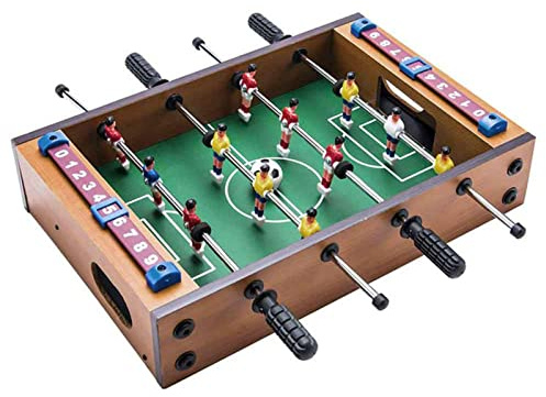 Mini kicker bordsfotboll, små barn bordsskicker bärbar lätt bordsfotboll, fotbollsbordsspel pedagogisk leksak för barn bordsfotboll, lätt att installera (ca 33,58 x 21,46 x 3,14 tum)