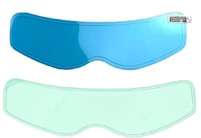 Hikaka Pellicola antiappannamento fotocromatica per casco, per scudo universale per casco - Pellicola trasparente per visiera a prova di pioggia e antiappannamento (Rainproof + Anti-fog)