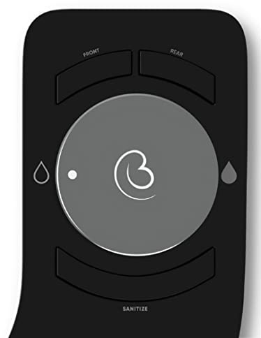Boss Bidet Revolution Plus (Warm Water). Bidet Attachment for toilet. Luxury design, Bidet sprayer for toilet, non electric, dual nozzle, feminine wash, self cleaning. Black Tokyo Platinum.