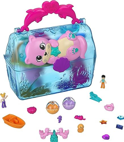 Polly Pocket Sparkle Cove Adventure Island Schatztruhe