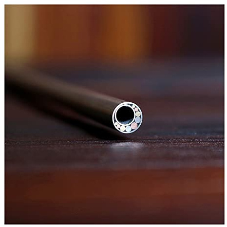 KOFSOL Tube De Rivets De Mosaïques en Laiton, Longueur 39 Cm 6,5 Mm Rivets À Broches en Mosaïque for Vis À Poignée De Couteau Décorer