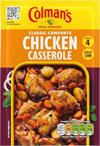 Colman's Chicken Casserole Seasoning Mix, 40g (Pack of 6)