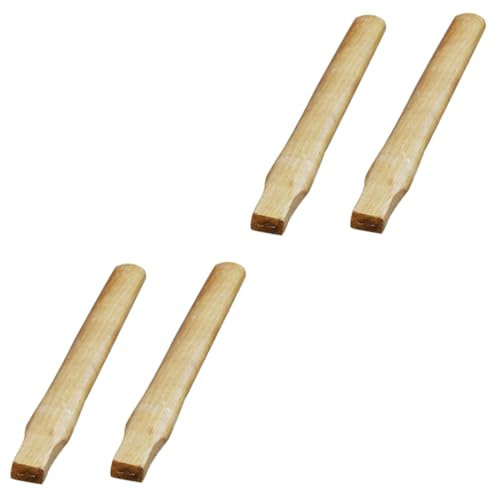 YARNOW 2 Set Da Campeggio Da Abbattimento Maniglia Arciere Spaccata Manico D' Martello in Titanio Montaggio ' Manico in Legno D' Di Legno 2 Pezzi * 2