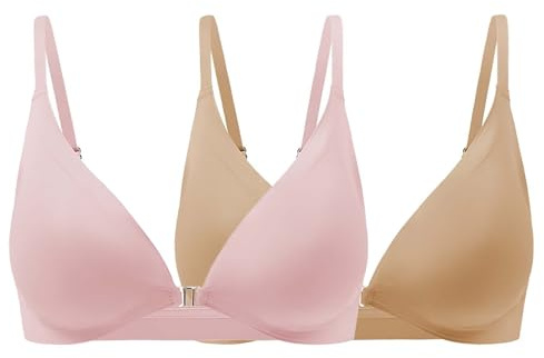SHOBDW Ofertas Flash del Dia Premium Hoy Mujer Bralette Damen Gepolstert Sujetadores Tipo Top Sujetador con Aros Comodo Broche Delantero Lenceria para Gorditas Camiseta Fitness Mujer Bras For Women