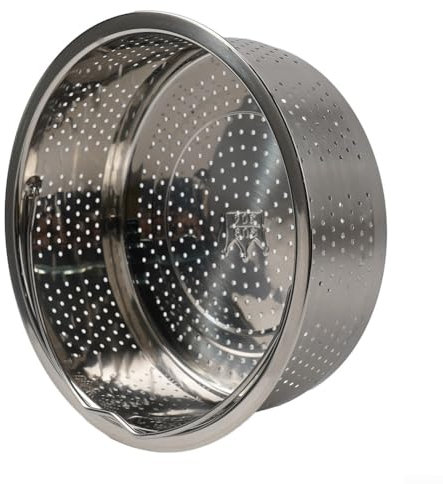 Pentola a vapore per verdure in acciaio inox 304, facile da usare, per una cottura sana (20 cm)