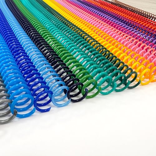 DHP - Spirale Plastica 5:1, 16 mm, A4, MiniPACK Assortito Scatola 25, Colori Standard