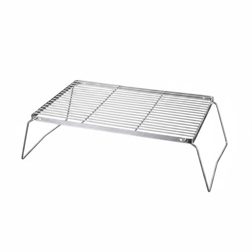Fxzqgnh Griglia Pieghevole in Acciaio Inox Compatta Barbecue da Campeggio Pieghevole per Picnic
