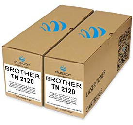 duston 2X TN2120, TN-2120 Schwarz Toner kompatibel zu Brother DCP-7030 7040 7045 HL-2140 2150 2170 MFC-7320 7440 7840