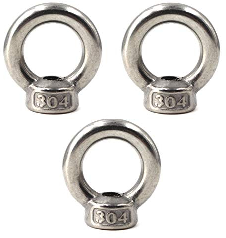 M12 ösenmutter 304 edelstahl Ringmutter (Packung mit 3)