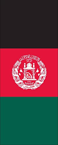 flaggenmeer® Flagge Afghanistan 110 g/m² ca. 400 x 150 cm mit Hohlsaum für Ausleger