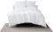 My Linen Home Ropa de Cama de Lino Puro 100% Lavado a la Piedra Blanca, Individual Incluye 1 Funda Nórdica 135x200 cm y 1 Funda Almohada 40x80 cm I Hipoalergénicas, Reguladoras de la Temperatura