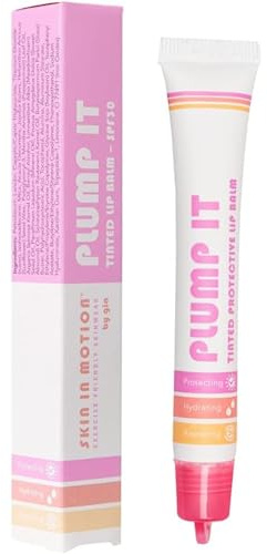 Skin in Motion Plump It Lippenbalsam, getönt, LSF 30, Sheer Berry