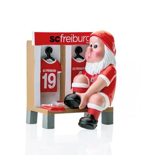 SC Freiburg Gartenzwerg Zwerg ** Kabine **