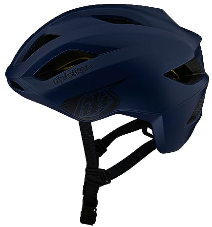 Troy Lee Designs Bicycle Helmet - Gravel MTB Bicycle Cycling Helmet - Grail Helmet W/MIPS, Badge Dark Blue, XL/2X