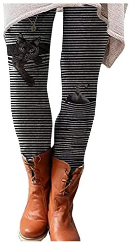 Legging Femme Pas Cher - Vintage Couleur Pantalons De Yoga Grande Taille Hiver Collant Mode Chauds Legging pour Femme Pas Cher Gym Sport Tenue Sport Imprimé avec Motif Thermiques