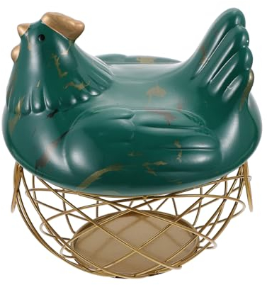 Garneck 1stk Aufbewahrungskorb Für Eier Drahtgeflecht Korb Eierkörbe Eierkorb Metall Brotkorb Metall Drahtkorb Küche Obstkörbe Eier Ablagekorb Eierbehälter Henne Eisernes Ei Eisen