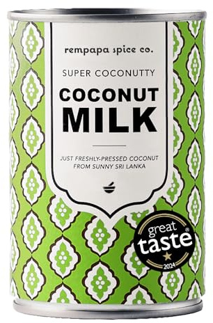 Rempapa Super Coconutty Coconut Milk 400ml (Pack of 12) | 100% Pure and Natural Ingredients| Vegan and Ethically Sourced