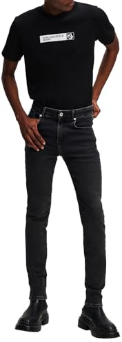Karl Lagerfeld Jeans, Herr, Skinny Denim, Skinny Leg, Svart, 3332