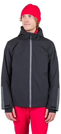 Rossignol Strawpile Jacket - Giacca da sci isolante - Giacca da snowboard impermeabile per uomo, Nero , M