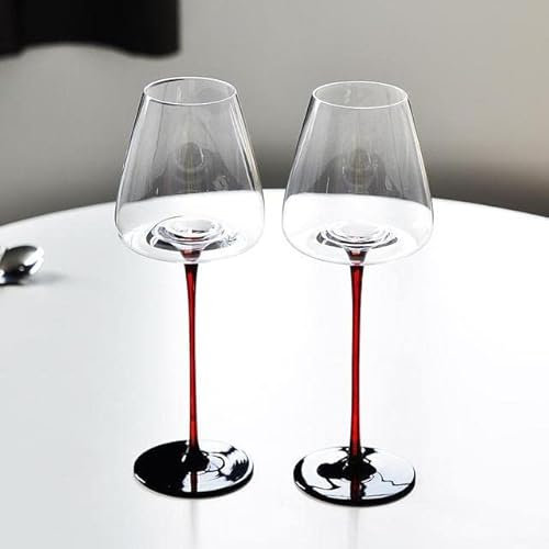 KXQYIKYI Copa de Vino de Cristal 700/460/260 ml Copa de Vino Tinto Copa de Agua Copa de Cristal sin Plomo Copa de champán Burdeos Bar de Bodas Fiesta Copa de cumpleaños