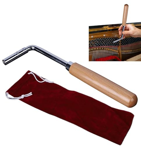 Smileshiney Professioneller Klavier-Stimmhammer, Klavier-Stimmgerät – Orchestersaiteninstrumentent-Teile, Gitarrenzubehör für Violinenteile, Orchestersaiten