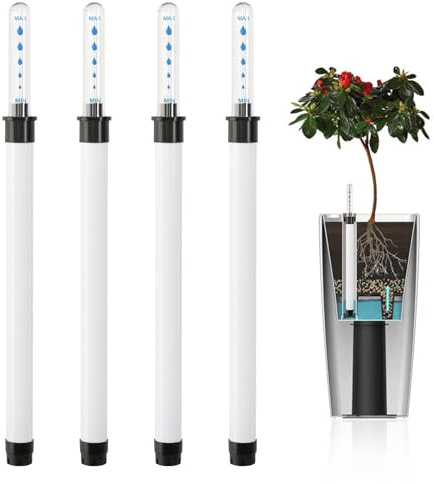 Wasserstandsanzeiger Pflanzen 4 Stück Gießanzeiger Pflanzen Wasserstandsanzeiger Gießanzeiger Zimmerpflanzen Kunststoff Wasserstandsanzeiger für Kulturtopf Blumenkästen Topfpflanzen(36 CM)