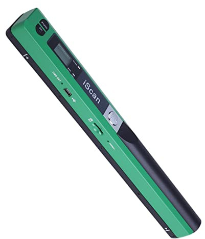iScan Mini handhållen bärbar skanner 300/600/900DPI JEPG PDF-format kompakt grön 255x28x25 mm