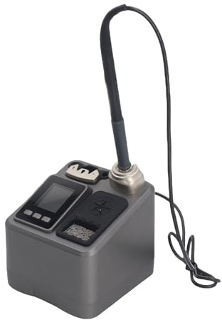Jectse Station de Soudage Professionnelle, Chauffage Rapide 2s, écran LCD 120 W, Station de Fer à Souder avec Veille Automatique Intelligente et Contrôle de la Température PID, pour (Prise UE)