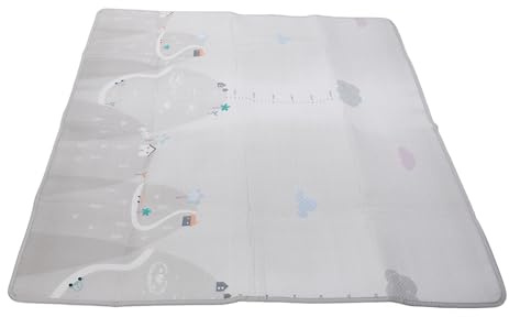 FTVOGUE Tappetino da Gioco per Bambini Tappetino da Gioco Strisciante per Bambini in LDPE su Entrambi i Lati, Antiscivolo, 200 X 180 X 1 Cm, Facile da Pulire, Inodore, Resistente all'umidità, per