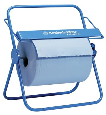 Kimberly-Clark 194151 Wandhalter/Tischspender für Wischtuch-Großrollen, Blau, 44 Stück