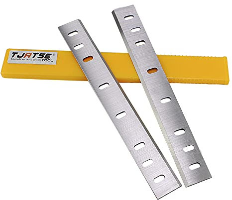 TJATSE 10 Inch HSS Planer Blades for Ryobi AP-10 Planer Replacement Planer Knives AP10 Single Edge 10.3”x1-3/8”x1/8”, 2PCS