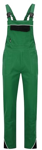 BWOLF ARES 100% Baumwolle Latzhose Herren Arbeitshose Schutz-Latzhose Arbeits-Latzhose