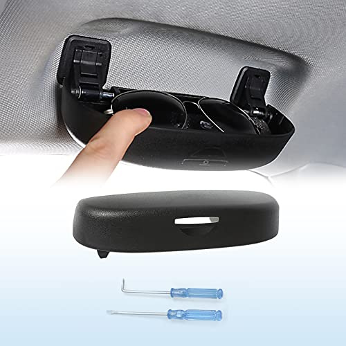 Coleya Auto Brillenetui Kompatibel mit Seat Leon MK4 Cupra Formentor 2020-2024, Sonnenbrillenhalter Brillenhalter, Brillen Aufbewahrungsbox, Seat Leon Zubehör Brillenetui (Schwarz)