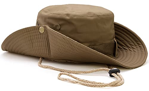 Favuit Sonnenhut, Boonie Hut Herren Damen Buschhut Breite Krempe Outdoor Hat UV Schutz Sonnenschutz Faltbar Wanderhut Fischerhut Gartenhut Anglerhut Buschhüte