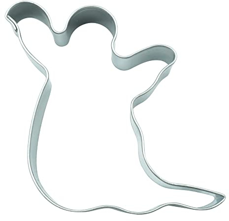BekkiB - Ausstechform Gespenst, Geist - ca. 6 cm, Ausstecher aus Edelstahl, spülmaschinengeeignet - 3456
