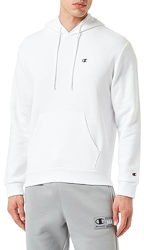 Champion Legacy Basics-Powerblend Fleece Huvtröja Män, Bianco, L