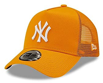 New Era New York Yankees MLB Tonal Mesh Light Brown 9Forty Kids A-Frame Adjustable Trucker Cap - Child