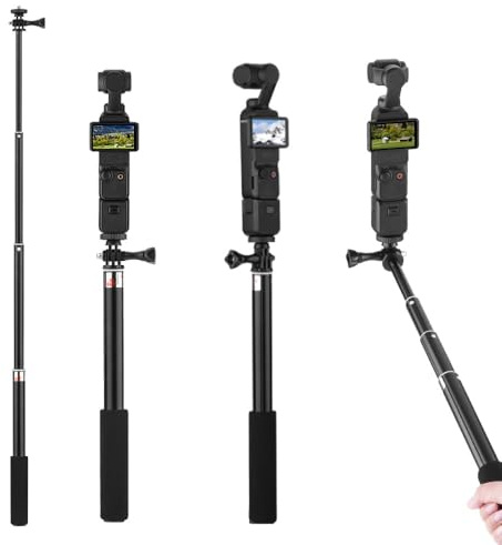 Osmo Pocket 3 Selfie Stick Verlängerungsstange Stange für DJI OSMO POCKET3 Verlängerungsstab Sportkamera Verstellbare Verlängerung Selfie Stick Zubehör