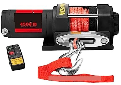 Leistungsstarkes Winden-Elektrowinden-Kit, elektrisches Hebezeug, automatische Doppelmotor-Winde, drahtloses Fernbedienungssystem, geeignet für ferngesteuertes Kettenfahrzeug im Maßstab 1:10, Auto, ax