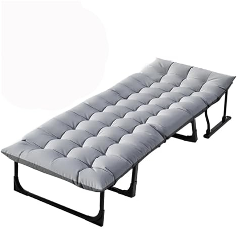XNZJHPP Klappbares Campingbett mit Verstellbarer Matratze, 5-Fach verstellbare Liegestühle, klappbare Sonnenliegen