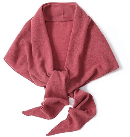 LIUYUYOUGO Scialle Donna Elegante,Scialli E Mantelle Di Lana Per Donna Sciarpa Morbida In Cashmere Elegante Scialle Triangolare Solido Caldo Mantello Lavorato A Maglia Invernale Mantello Poncho Da D